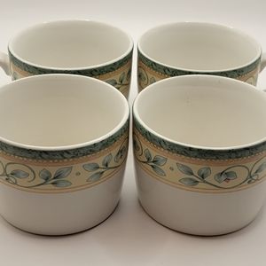 Pfaltzgraff French Quarter Coffee Mug. Vintage 1990 design. Set of 4.